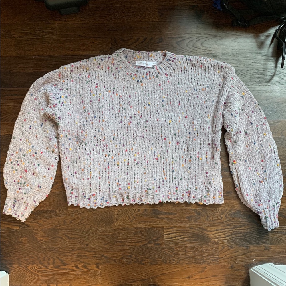 All In Favor Funfetti Chenille Sweater - Picture 3 of 7